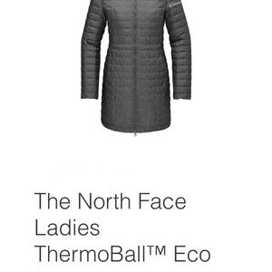 Like NEW North Face Women's Quilted Jacket - Gray